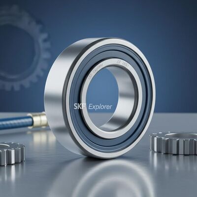 SKF шарикоподшипник с прессованной стальной клеткой и уплотнением ZZ 2RS1 для применения в промышленной технике